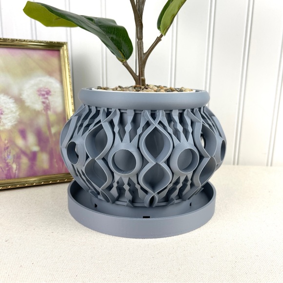 The Lyren Planter Pot & Orchid Pot Hybrid, Orchid Planter with Flower Pot - Picture 1 of 10